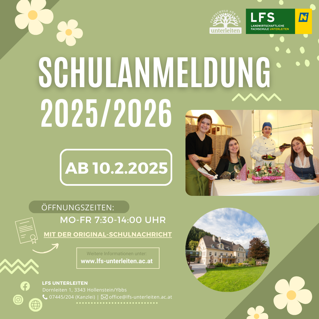 Schulanmeldung 2025/2026