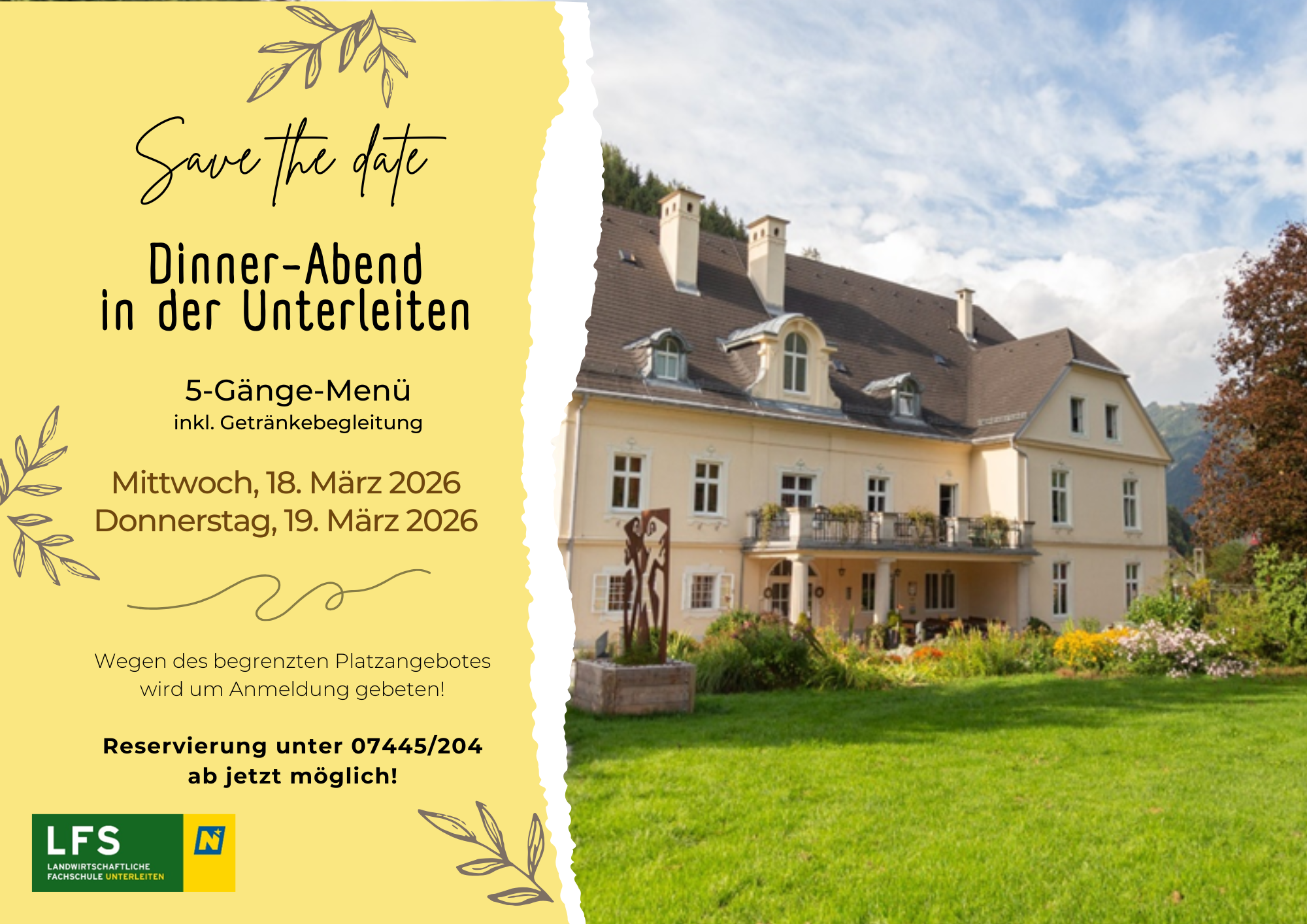 Save the date