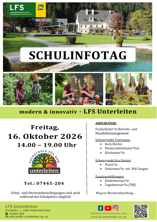 Schulinfotag am 16.10.2026